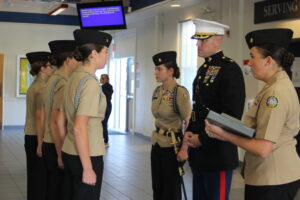 MAST Inspection by Major Duehring