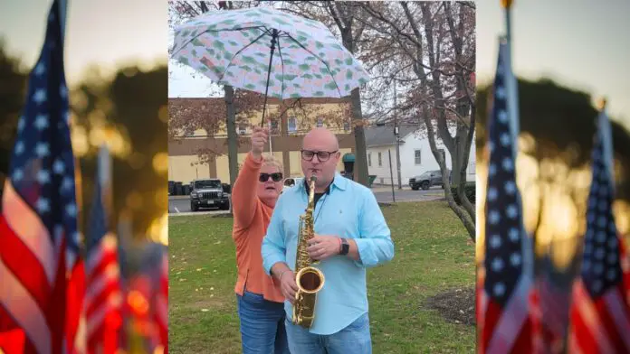flag hawley Veterans Day Atlantic Highlands
