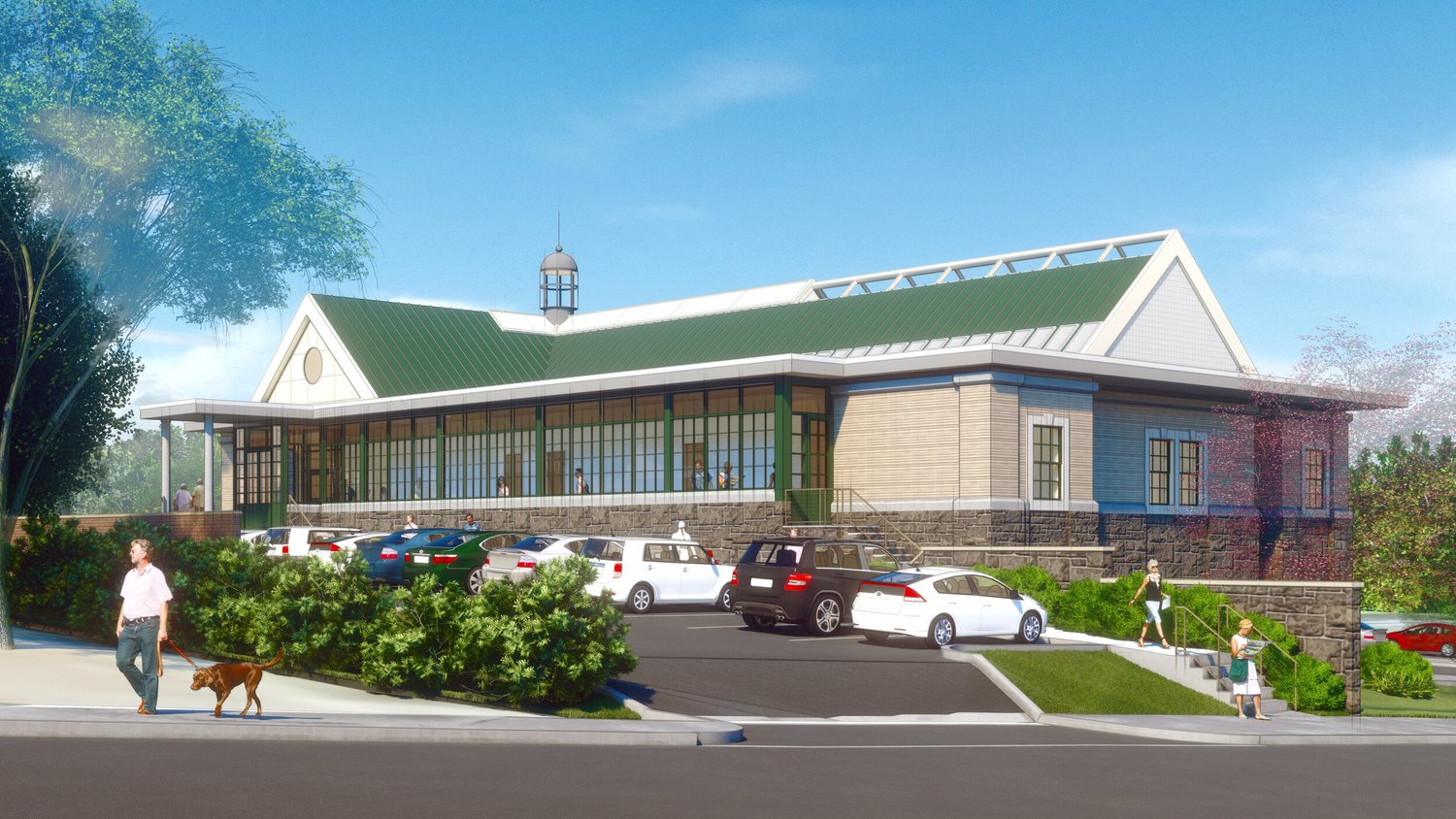 Highlands Borough Hall Sitting Down on the Job Veni Vidi Scripto