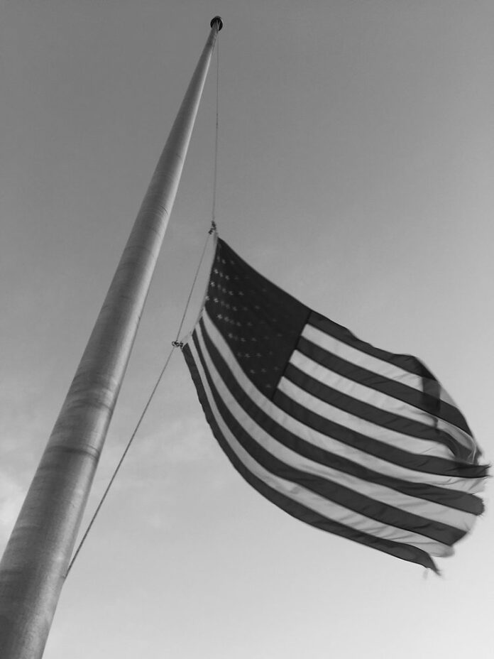 half staff1 flag
